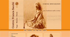 Desktop Screenshot of centroyogasacchi.it
